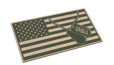 Soldier Tattered Vertical American Flag — Patriot Nation Designs