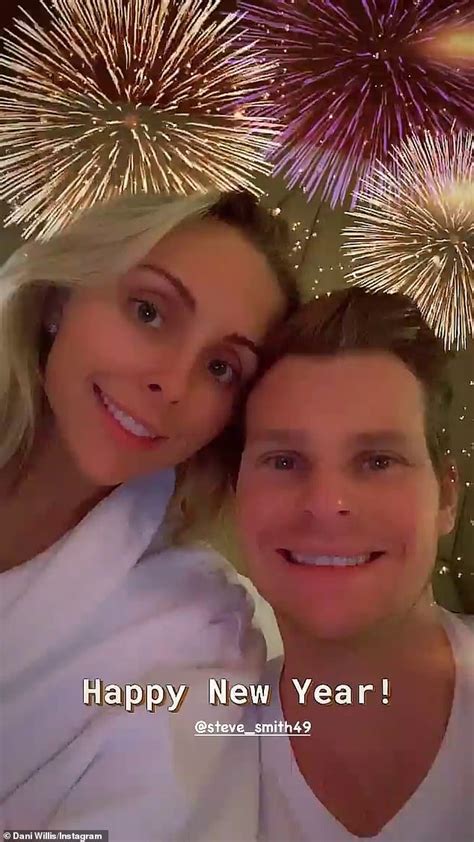 Cricketer Steve Smith and wife Dani Willis reunite for New Year's Eve ...