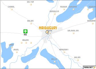 Maiduguri (Nigeria) map - nona.net