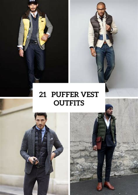 21 Puffer Vest Outfits For Men - Styleoholic