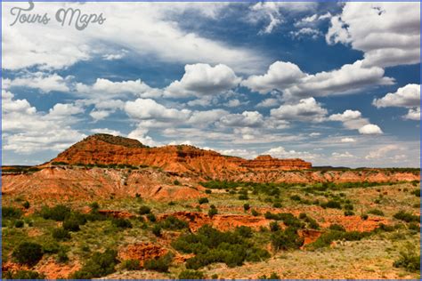 CAPROCK CANYONS STATE PARK MAP TEXAS - ToursMaps.com