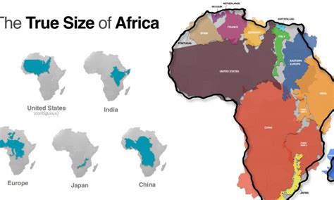 Mapped: Visualizing the True Size of Africa - Visual Capitalist | Africa, Great lakes, Map