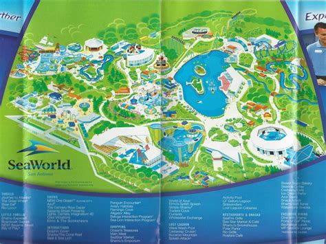 SeaWorld of Texas - 2011 Park Map