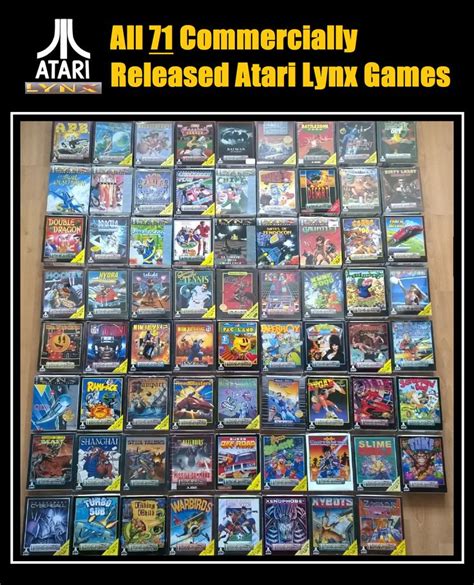 Atari Lynx- All 71 commercially released Atari Lynx Games