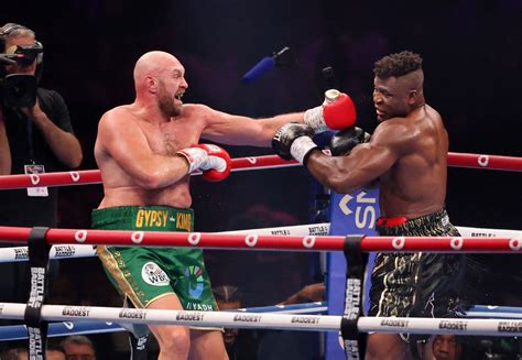 Tyson Fury knocked down but beats Francis Ngannou on a…