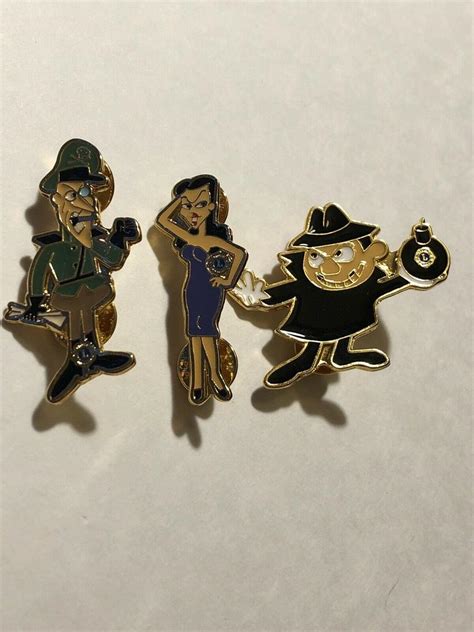 Villains Of Rocky And Bullwinkle Cartoon Lions Club Pin | #2071669308