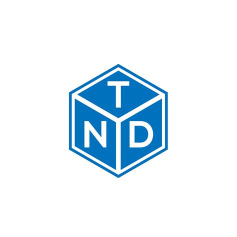 TND letter logo design on black background. TND creative initials letter logo concept. TND ...