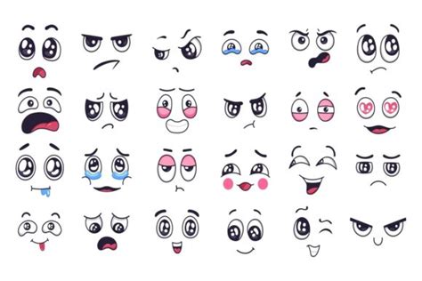 Funny Cartoon Eyes Graphic by winwin.artlab · Creative Fabrica