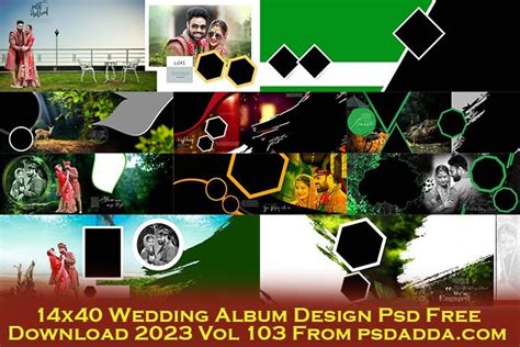 14x40 Wedding Album Design Psd Free Download 2023 Vol 103 - PsdAdda