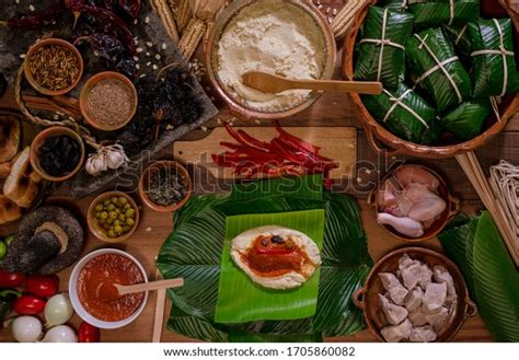 Ingredients Ready Make Guatemalan Tamales Stock Photo 1705860082 ...