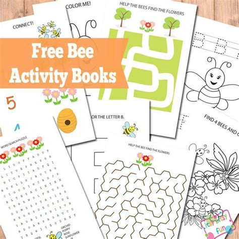 Bee Activity Books | Bee activities, Book activities, Printable activities