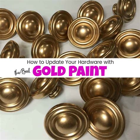 How to Update Your Decor with the Best Metallic Gold Paint