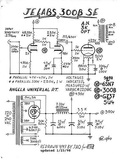 300b tube amplifier se