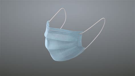 3D Model Realistic Surgical Mask - TurboSquid 1534838