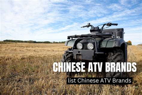 Revving Up: Exploring the Top Chinese ATV Brands - Smart Vehicle Care