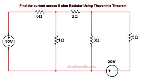 Thevenin Theorem | Thevenin's Theorem Solution Example