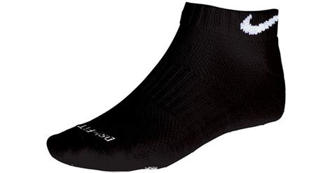 Nike Cotton Dri-fit Low Cut Socks 6 Pack in Black for Men - Lyst