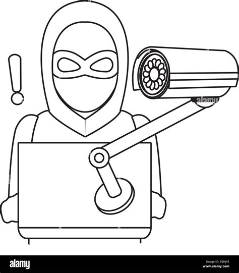 security system cartoon Stock Vector Image & Art - Alamy