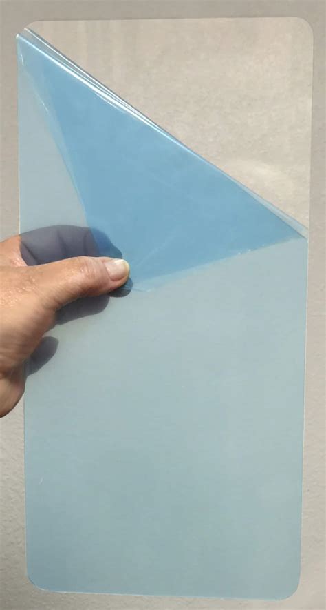 2 Clear Thin Plastic Sheet Easy to Cut .020 Gauge 6 X - Etsy