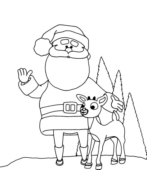 Free Printable Santa Claus Coloring Pages For Kids