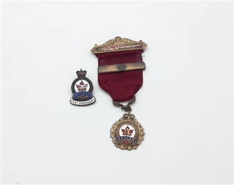 Royal Canadian Legion Medals past President - Etsy