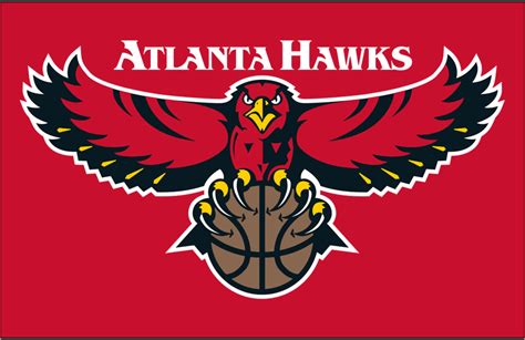 Atlanta Hawks Logo - Primary Dark Logo - National Basketball ...