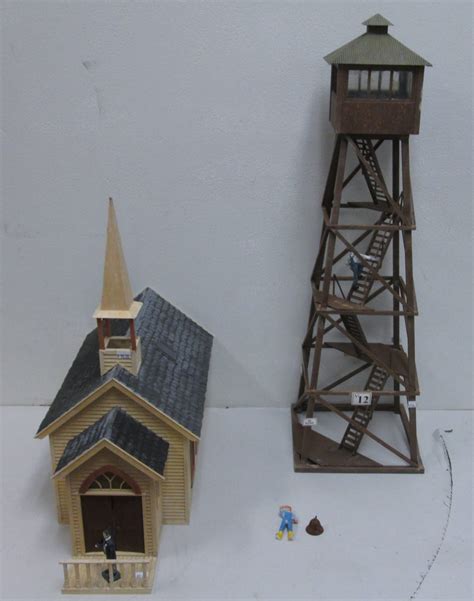 Pola G1809 St. Michaels G Scale Church & Piko 62222 G Scale Watch Tower | eBay