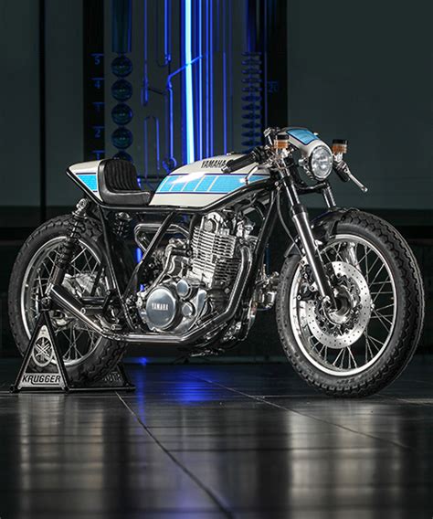 yamaha SR400 krugger motorcycle: an immaculate café racer