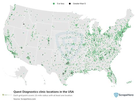 List of all Quest Diagnostics clinic locations in the USA - ScrapeHero ...