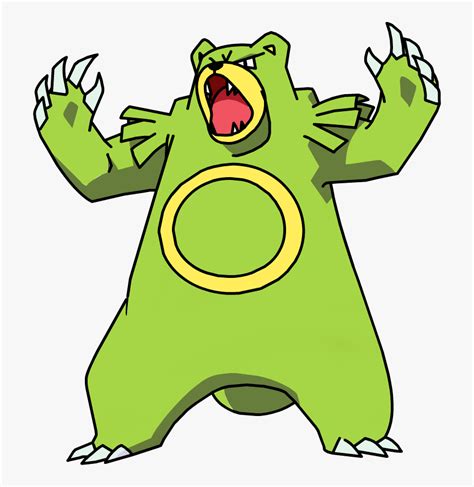 Transparent Teddiursa Png - Pokemon Ursaring Shiny, Png Download - kindpng