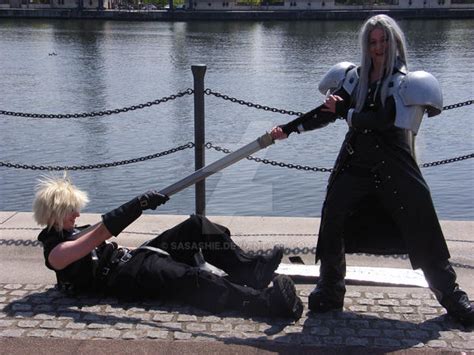 Cloud Vs Sephiroth by sasashie on DeviantArt