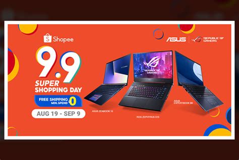 List of ASUS and ROG deals on Shopee's 9.9 Super Shopping Day sale - Technobaboy