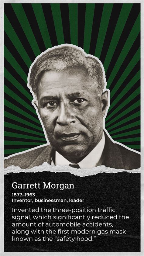 Garrett Morgan, Black inventor, businessman, and leader | African american history facts, Black ...