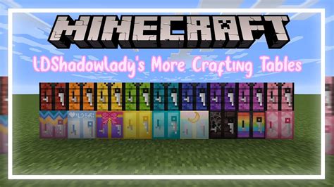 Cute and Kawaii Crafting Table Mod!🌸💞 LDShadowLady's More Crafting Table Mod (PLUS DOWNLOAD LINK ...