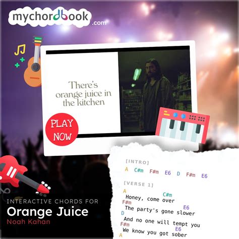 Noah Kahan - Orange Juice Chords