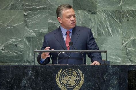 King Abdullah of Jordan at the UN speech touched on interesting topics ...