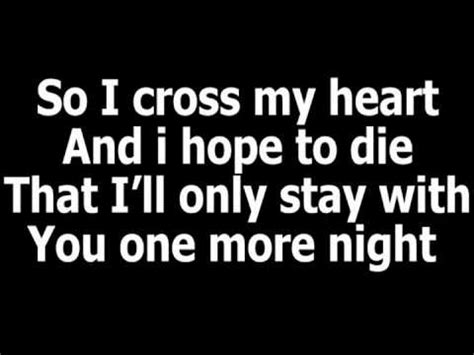 Maroon 5 One More Night Lyrics | online music lyrics