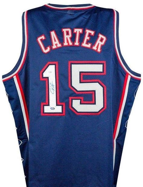 Vince Carter Signed Autographed New Jersey Nets Basketball Jersey (PSA ...