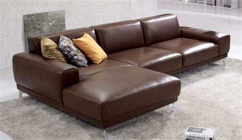 15 Collection of Small Brown Leather Corner Sofas