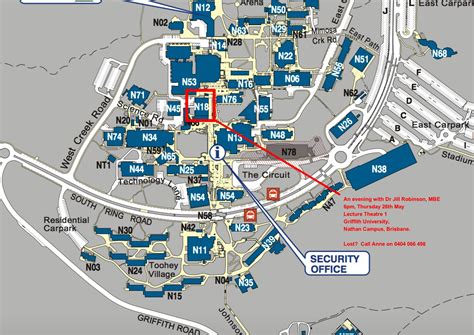 Griffith University Campus Map - Latin America Map