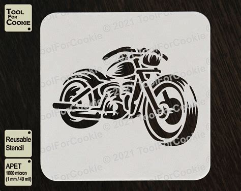 Motorcycle Stencil | Etsy