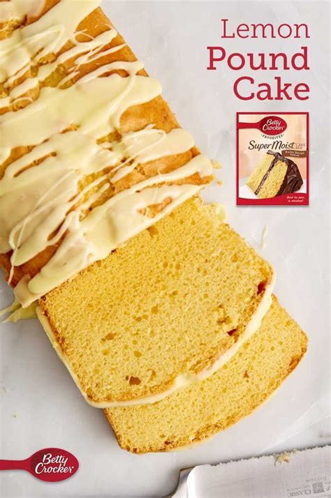 Lemon Cake Recipes | Recipe | Lemon pound cake recipe, Lemon cake recipe, Betty crocker cake mix ...