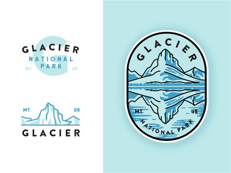 Glacier National Park by Alex Spenser • Brand Design on Dribbble