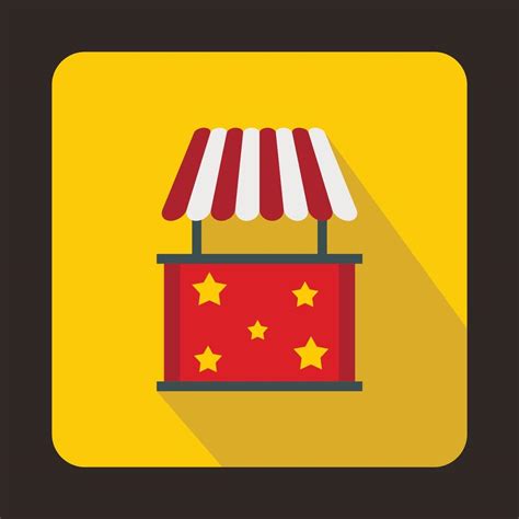 Kiosk icon, flat style 14591108 Vector Art at Vecteezy