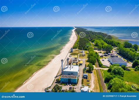 Coastline of Baltic Sea with Beautiful Beaches in Wladyslawowo at Summer, Poland Stock Image ...