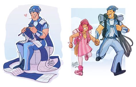 Lazy Town- Sportacus and Stephanie by MadJesters1 on DeviantArt