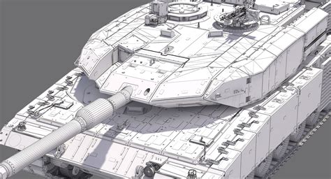 Leopard 2A4M CAN 3D model - TurboSquid 1738007