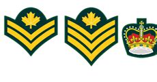 Un cadet royal de l'armée canadienne: Grades des cadets de l'armée (RCAC)