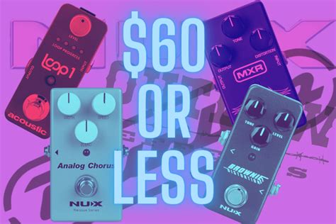 The 5 Best Cheap Guitar Pedals Reviewed: All Under $60!