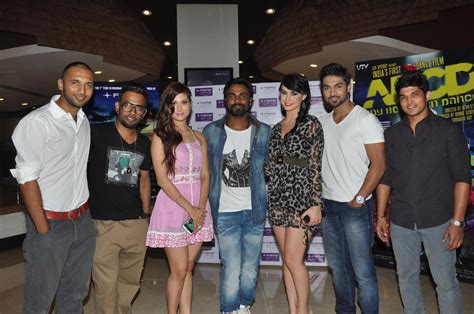 Full star cast team of film ABCD posing together at DOLBY ATMOS sound launch show at FAME ...